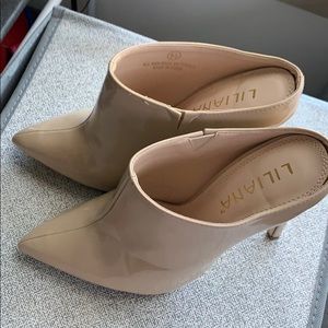 Tan Mule 3inch heels
